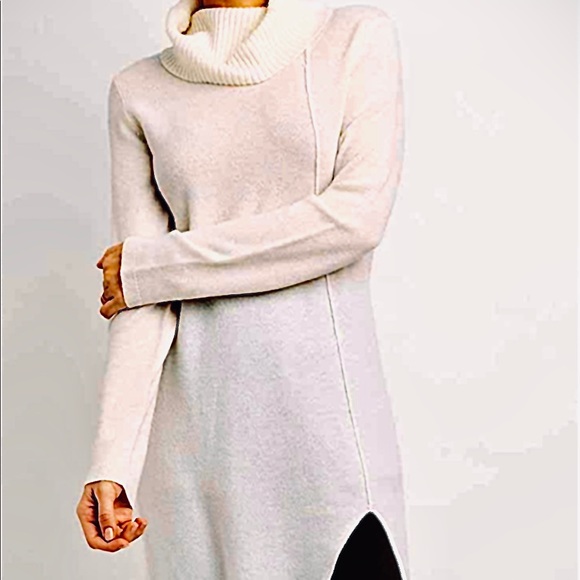 NHBT Inhabit Cashmere Blend Asymmetrical T… - Picture 2 of 6